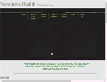 Tablet Screenshot of iridologylife.com